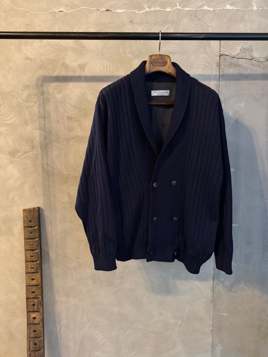 버버리 스코티쉬 숄칼라 가디건 105~110 상품이미지9