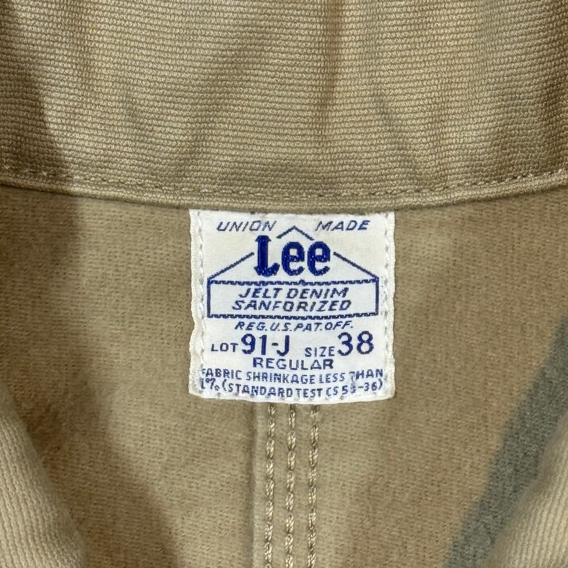 38) Lee 91-J 유니온메이드 커버올 초어 자켓 몰스킨 상품이미지7