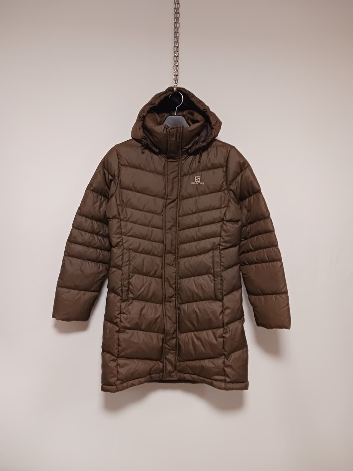 살로몬 여성 프랑스 오리털 하프패딩 상품이미지1