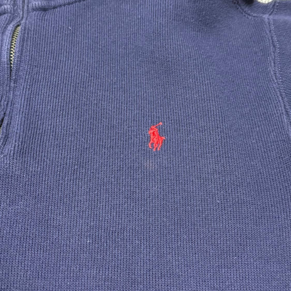 폴로 반집업 니트 (보이즈XL/성인90-95) 상품이미지3