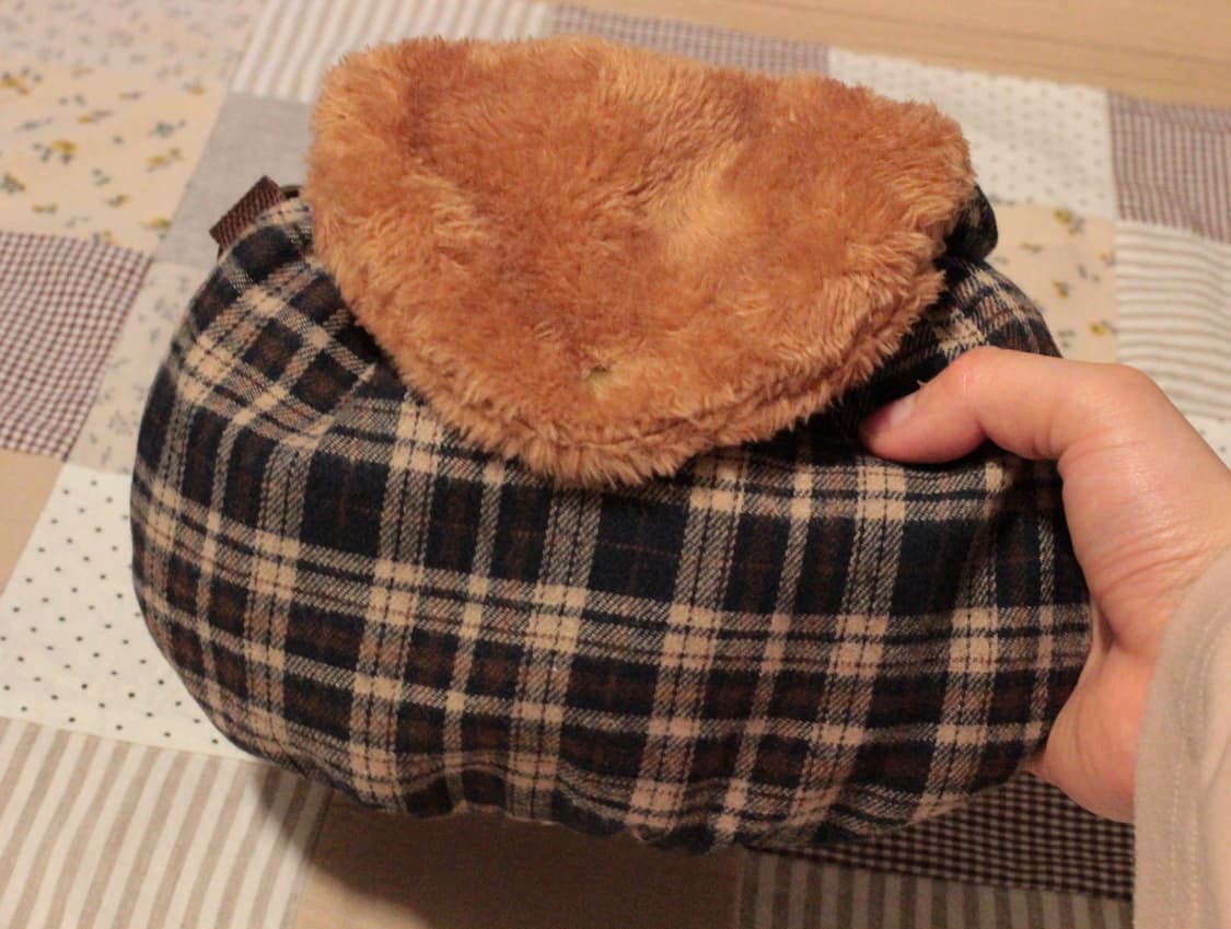 핸드메이드 퍼 밴딩 파우치 상품이미지8