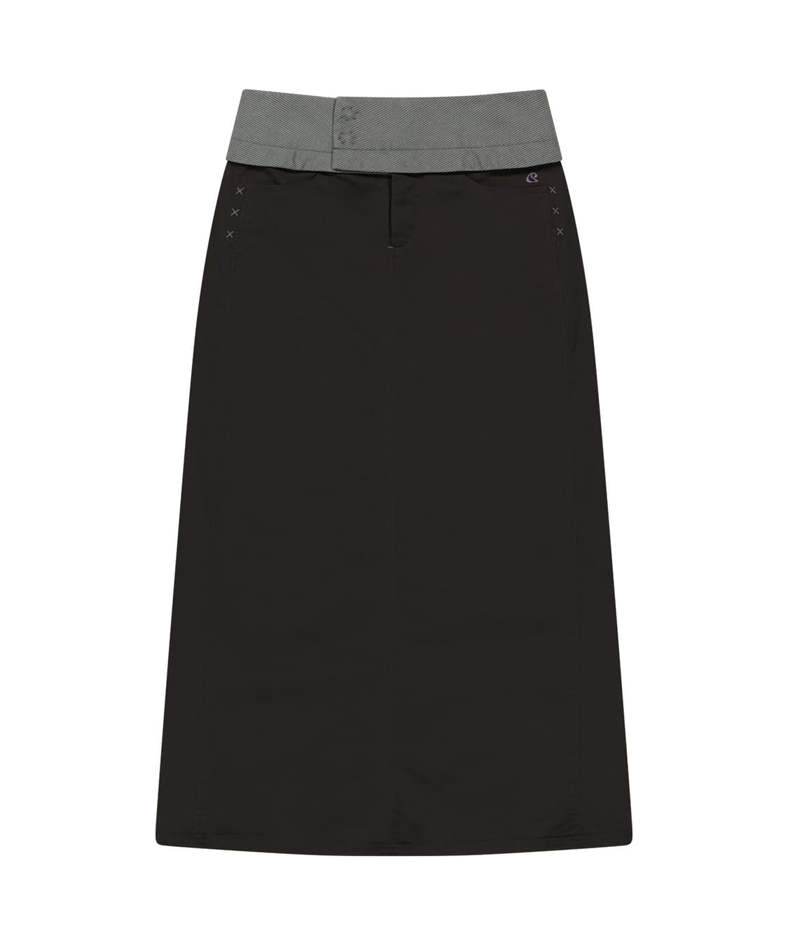 마지막) 코이세이오 치마 WAIST PANEL SKIRT 웜 GREY 상품이미지1