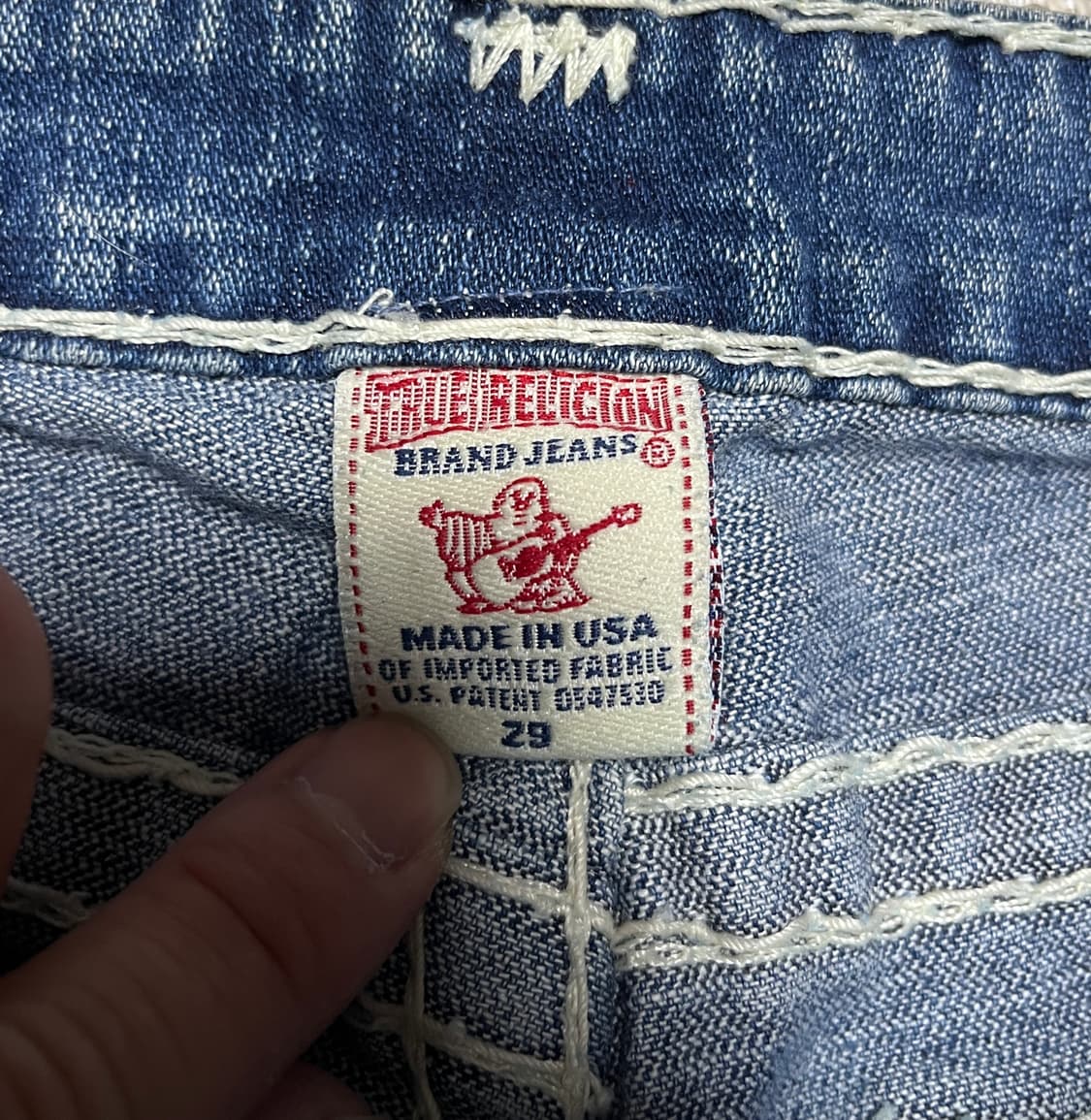 트루릴리젼 부츠컷 플레어진 데님 펜츠 청바지 29 상품이미지7