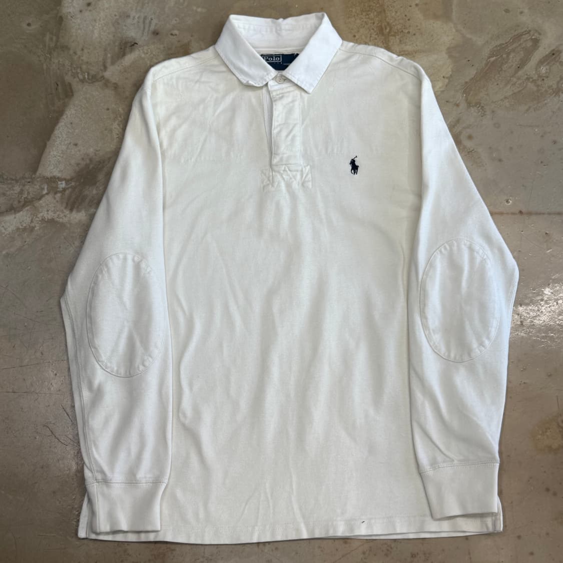 L 폴로랄프로렌 아이보리 럭비 티셔츠 상품이미지2