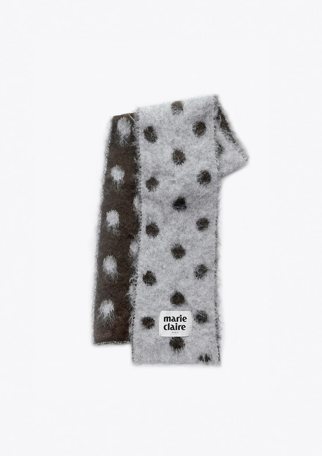 마리끌레르 도트 리버시블 울 머플러 상품이미지2