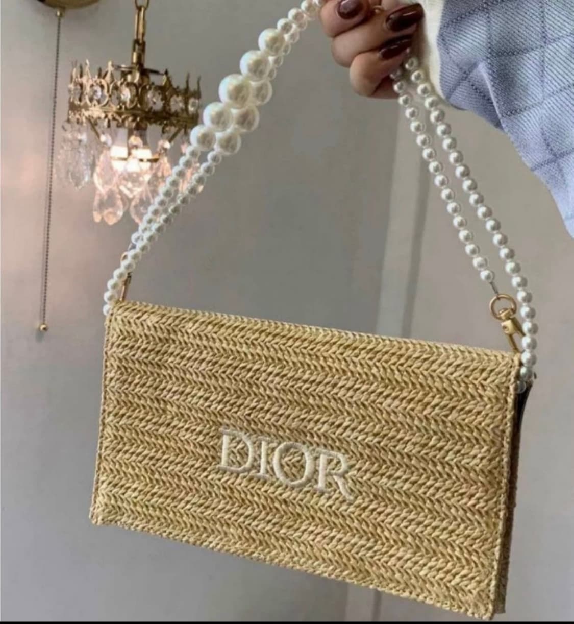 디올 진주 클러치백 상품이미지3
