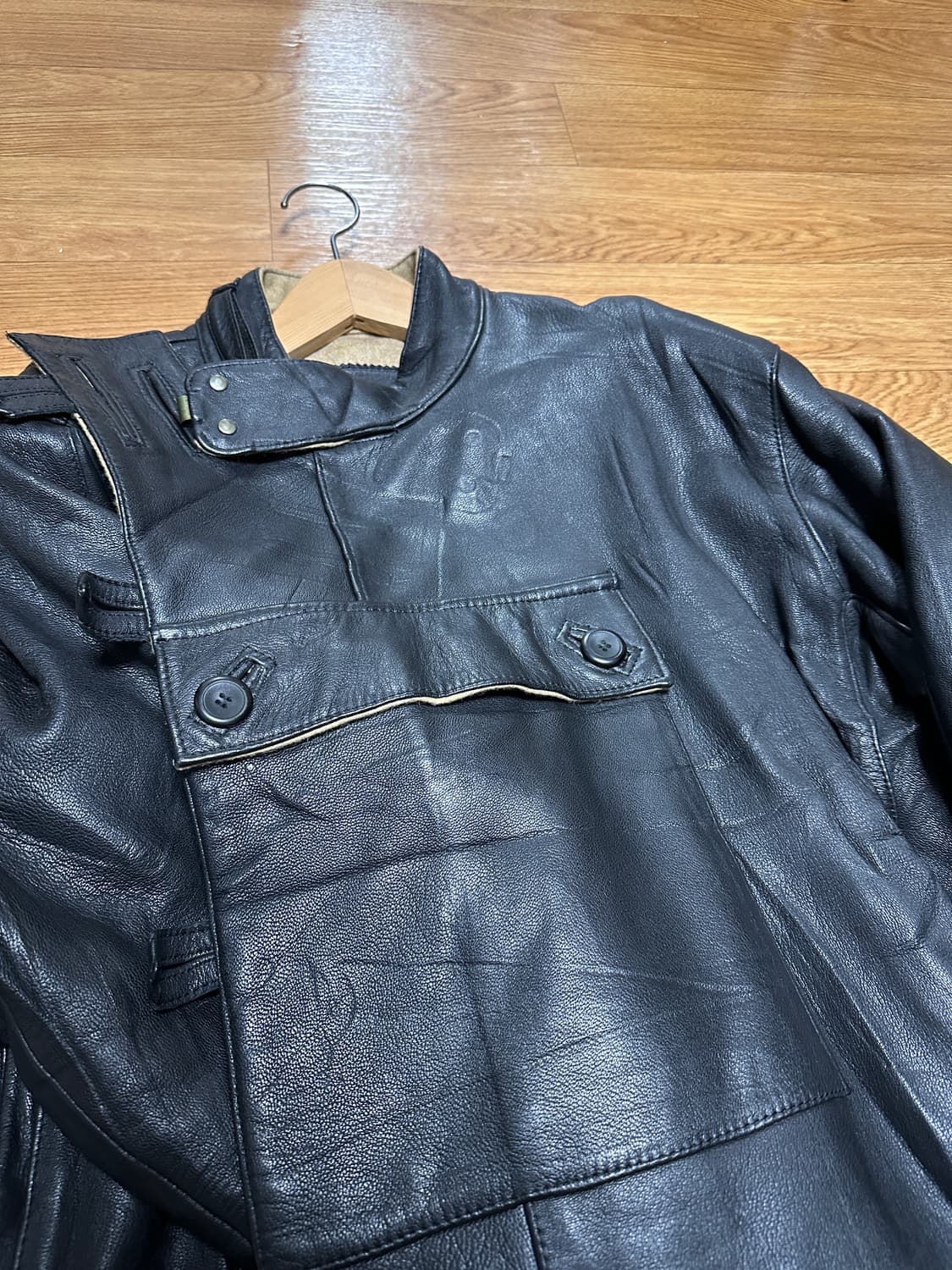 스웨덴군 모터사이클 자켓.  상품이미지4