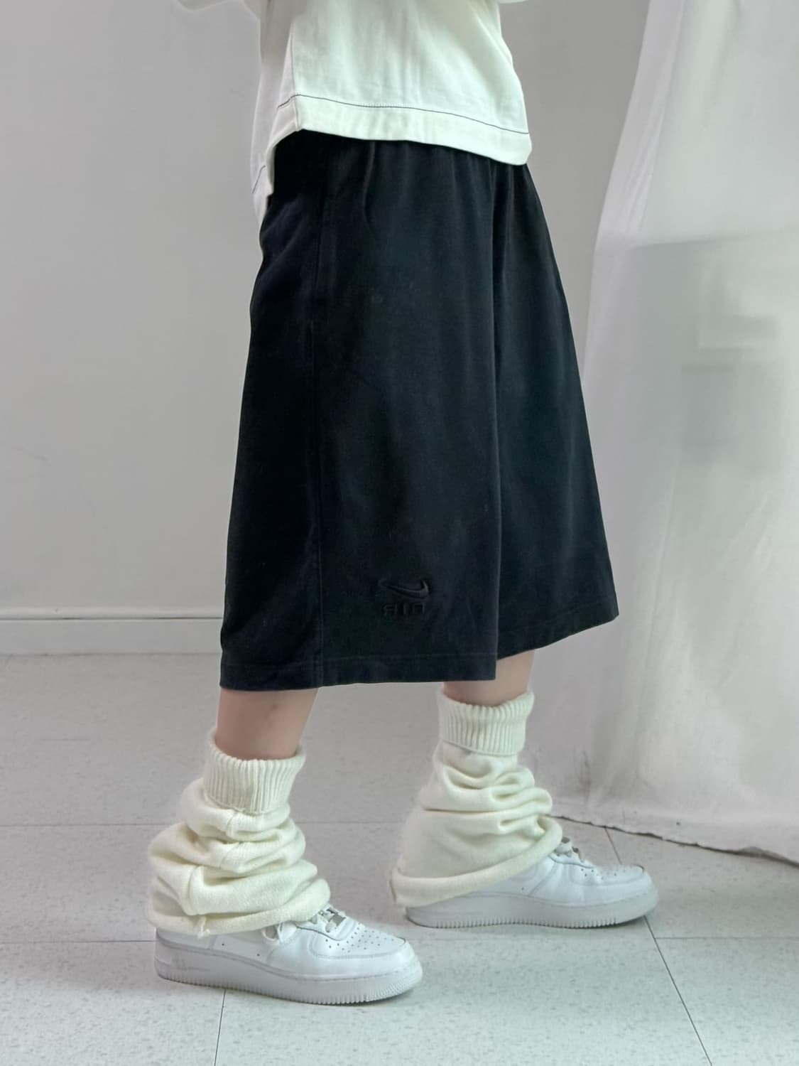 나이키 블랙 코튼 버뮤다 상품이미지2