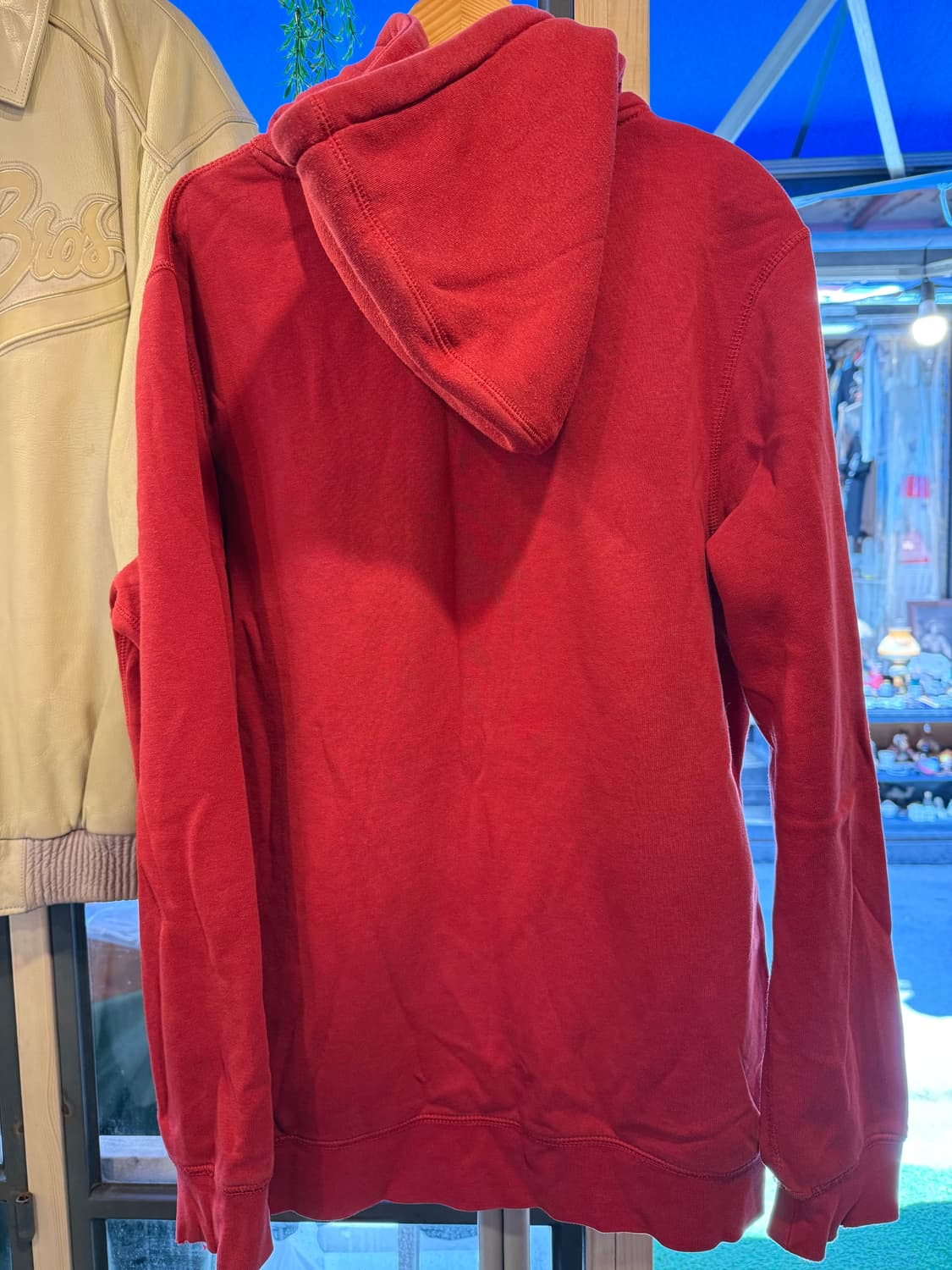 허프 레드 후드티 상품이미지4