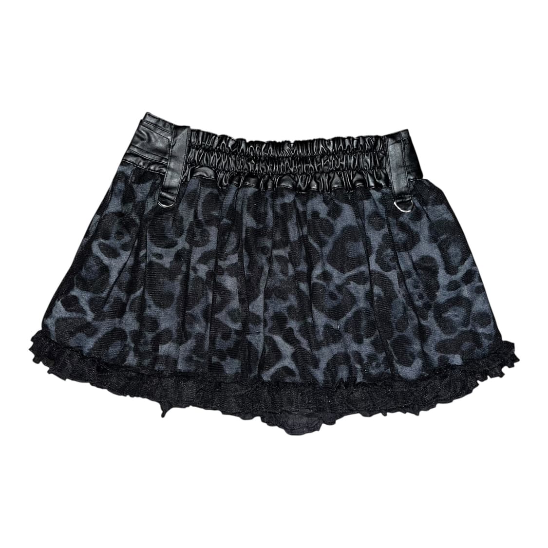 sexpot revenge 섹스팟리벤지 호피 시스루 스커츠 펑크y2k갸루 상품이미지4