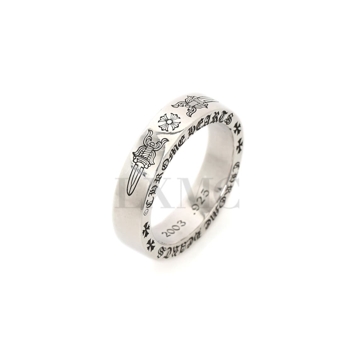 크롬하츠 실버반지 스페이서 대거링 6MM CH 실버링 24호 상품이미지2