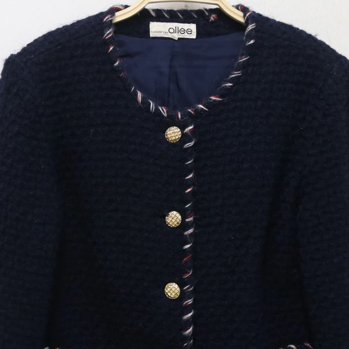 ALLEE 스티치포인트 울 혼방 트위드 자켓 64435 상품이미지3