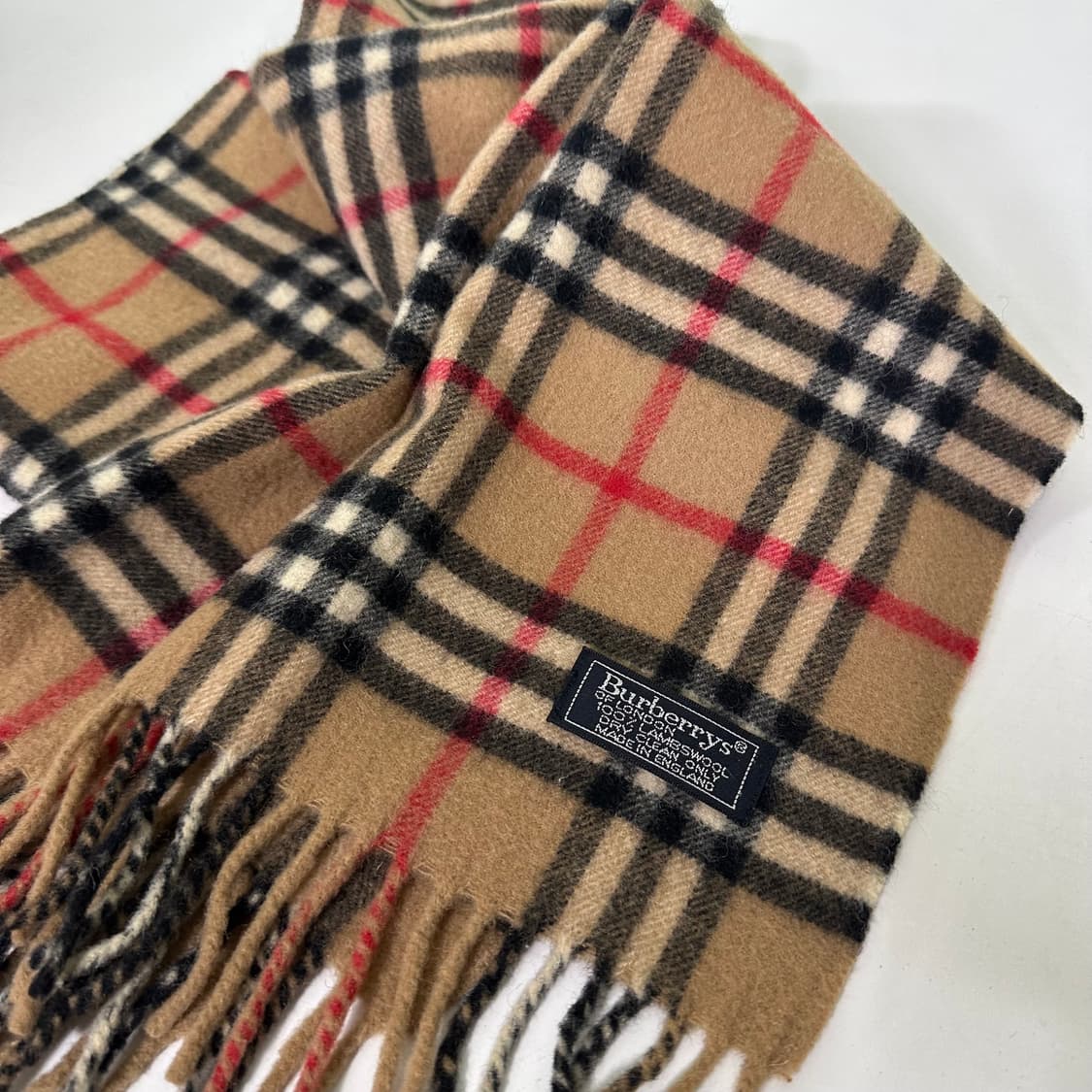 우먼OS 버버리 시그니처 노바체크 램스울 쁘띠머플러 상품이미지1