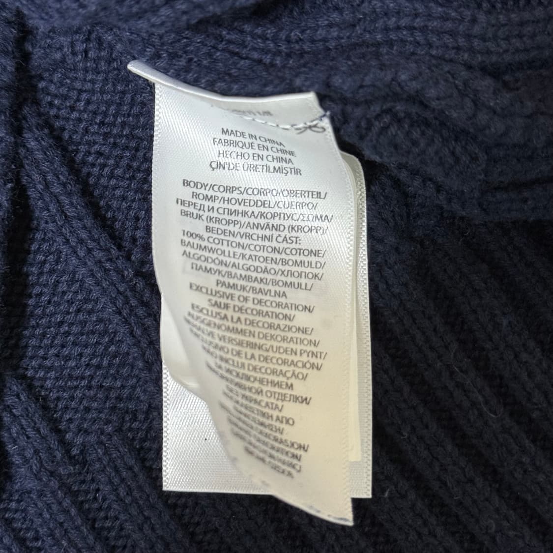 폴로 랄프로렌 꽈배기 니트 반팔 상품이미지6