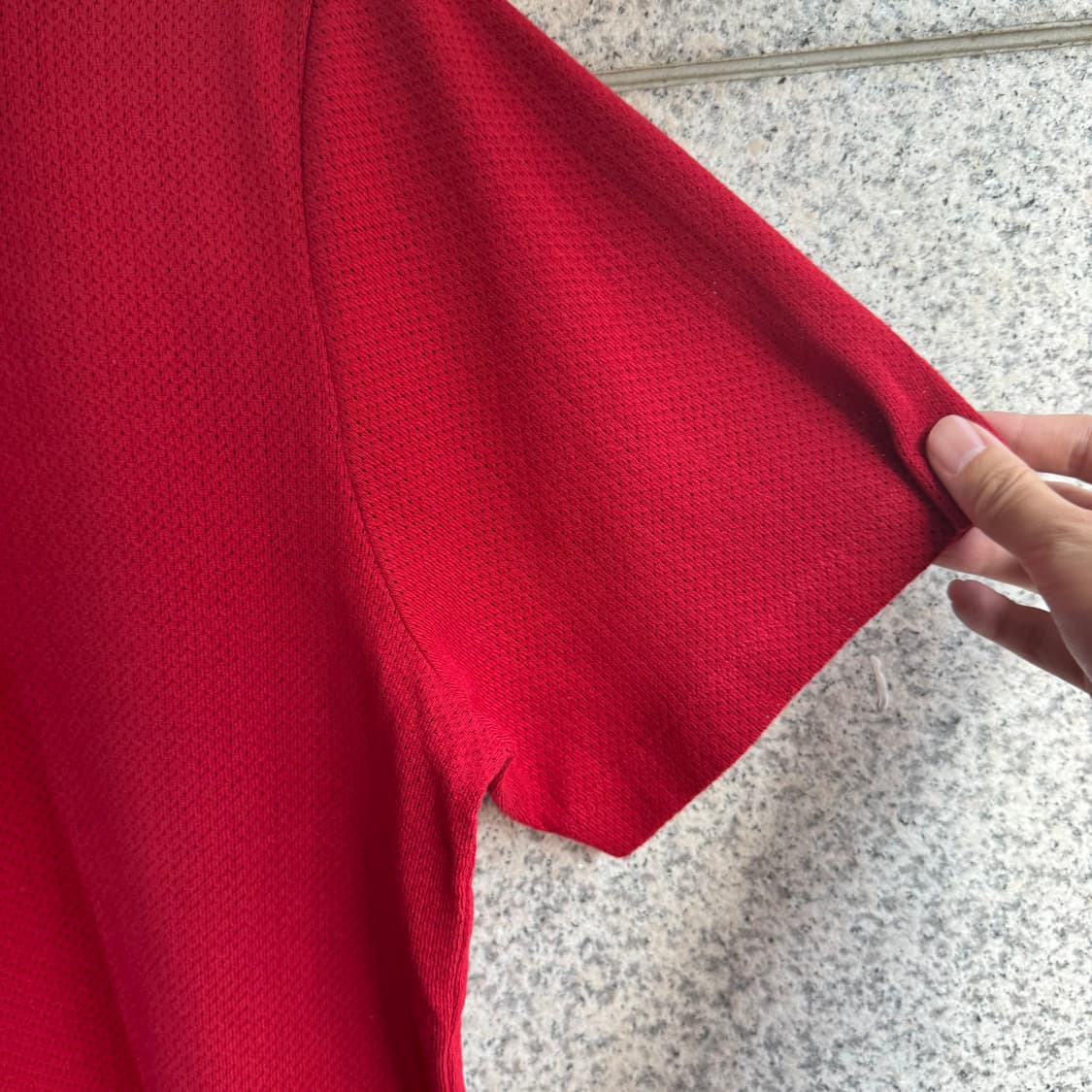 아페쎄 로고 메쉬 반팔티 상품이미지6