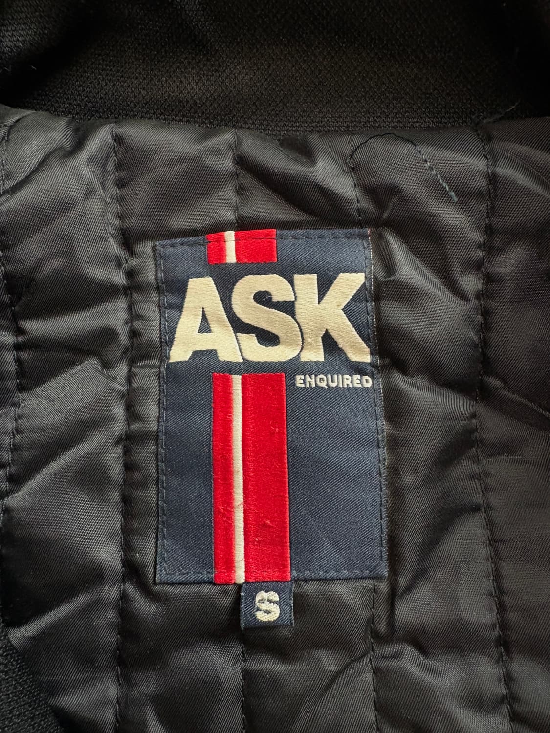 ASK Y2K 빈티지 유니온 잭 빅로고 크롭 자켓 3954 상품이미지4