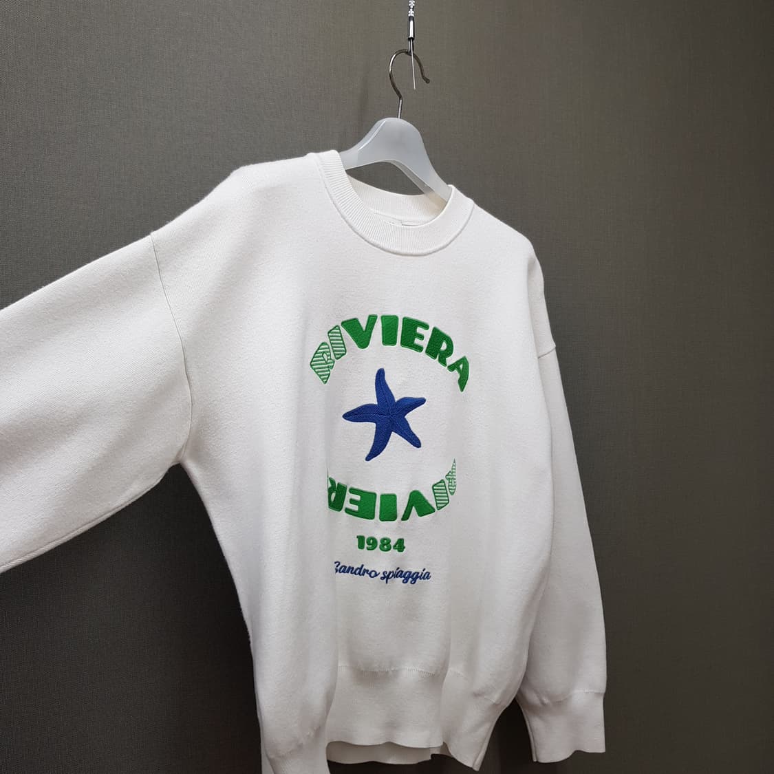 산드로 SANDRO비에라 자수 루즈핏 니트 2사이즈 상품이미지4