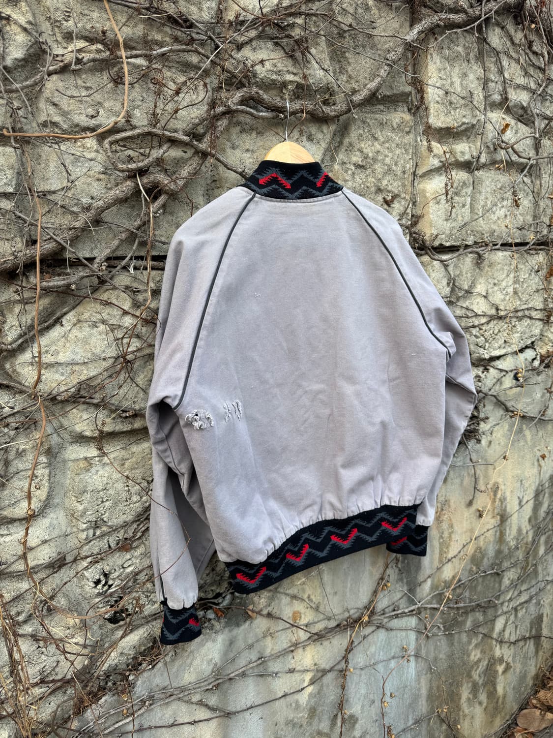 90s 밀러 usa 빈티지 아즈텍 패턴 블랭킷 안감 산타페 워크 자켓 상품이미지4