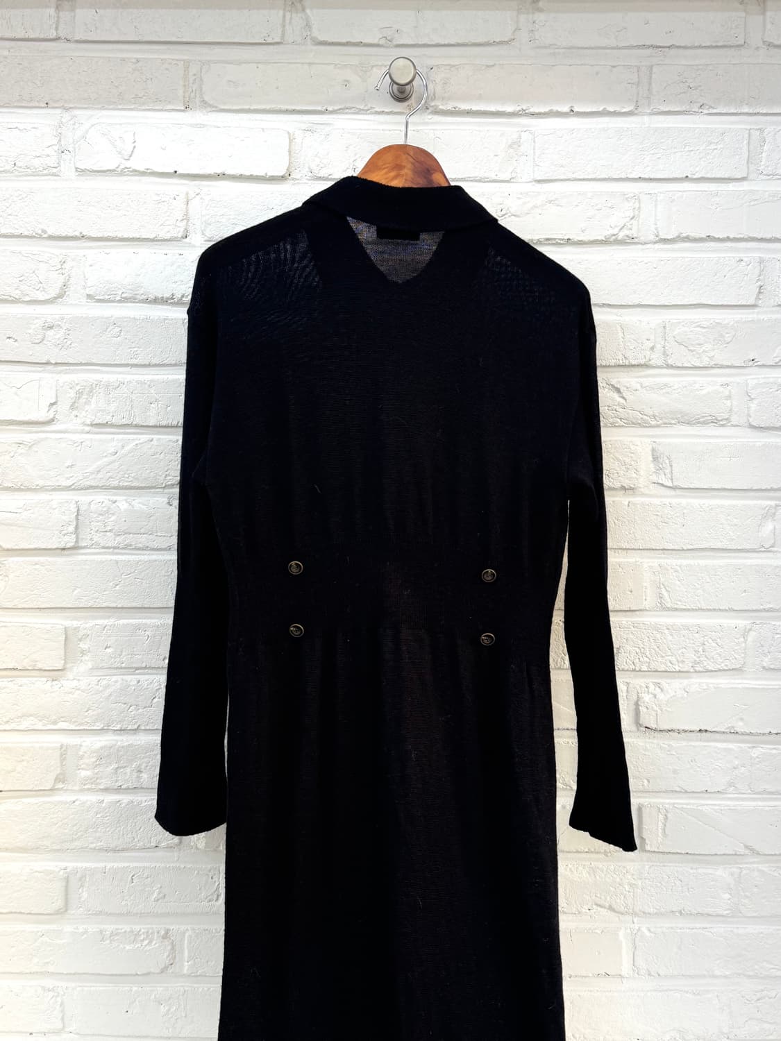 니콜 블랙 롱 가디건 상품이미지5