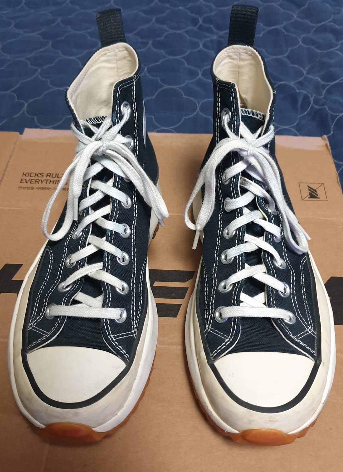 (협업제품) 컨버스 JW앤더슨 런스타 하이크 OG 하이 블랙 (270) 상품이미지3