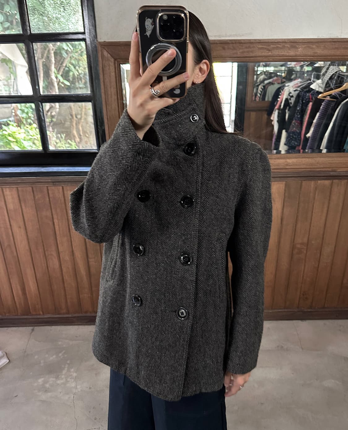 ENGINEERED GARMENTS herringbone peacoat 상품이미지1