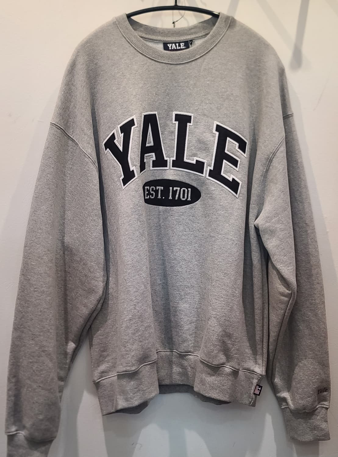 YALE 회색 맨투맨 티셔츠  상품이미지3