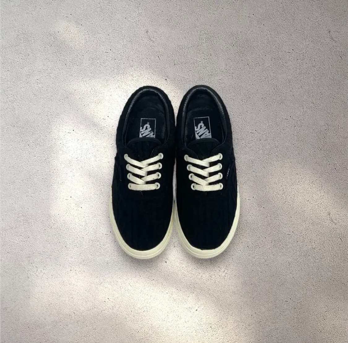 [225] 반스 에라 크로쉐 니트 스니커즈 블랙 (No.519) 상품이미지2