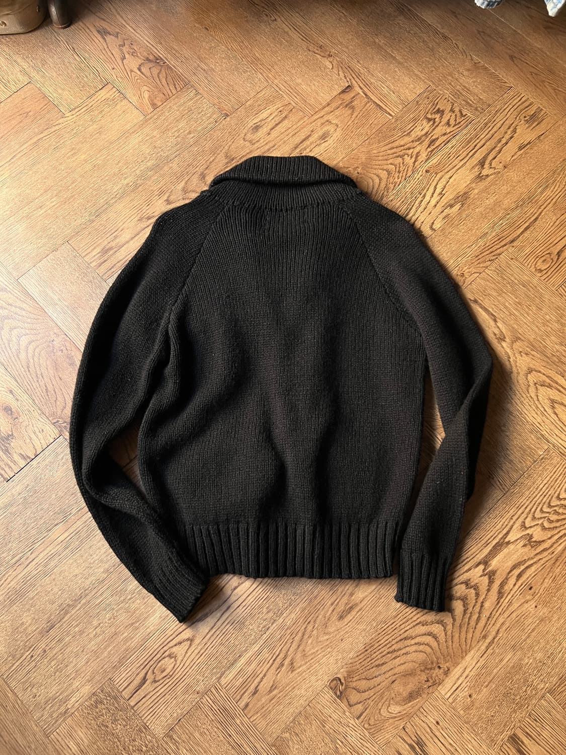 [S]80's 폴로 랄프로렌 체크 울 가디건 상품이미지7