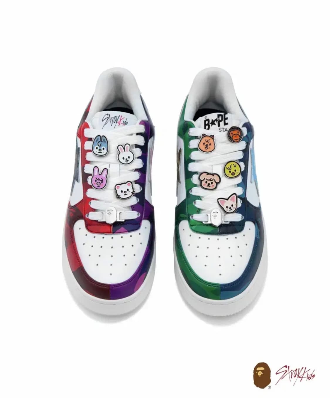 BAPE X 스트레이키즈 베이프 스타 MULTI 스니커즈 240 상품이미지1