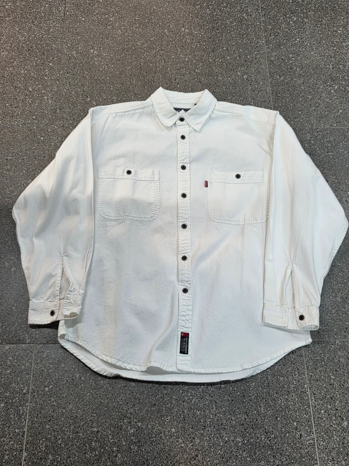 Levis 리바이스 화이트 긴팔셔츠 상품이미지5