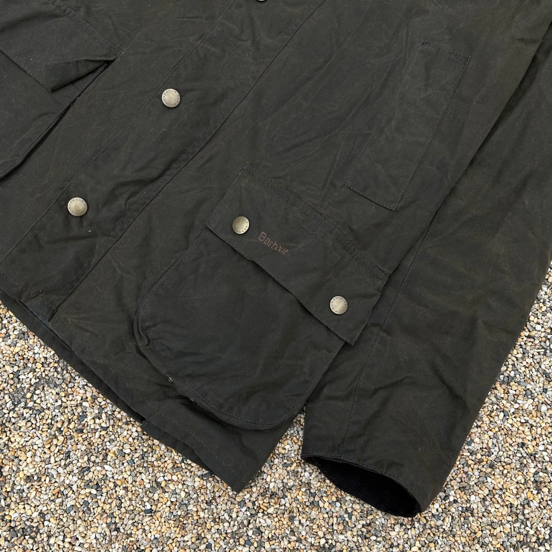 바버(barbour) 올리브 왁스 비드넬 자켓 상품이미지3