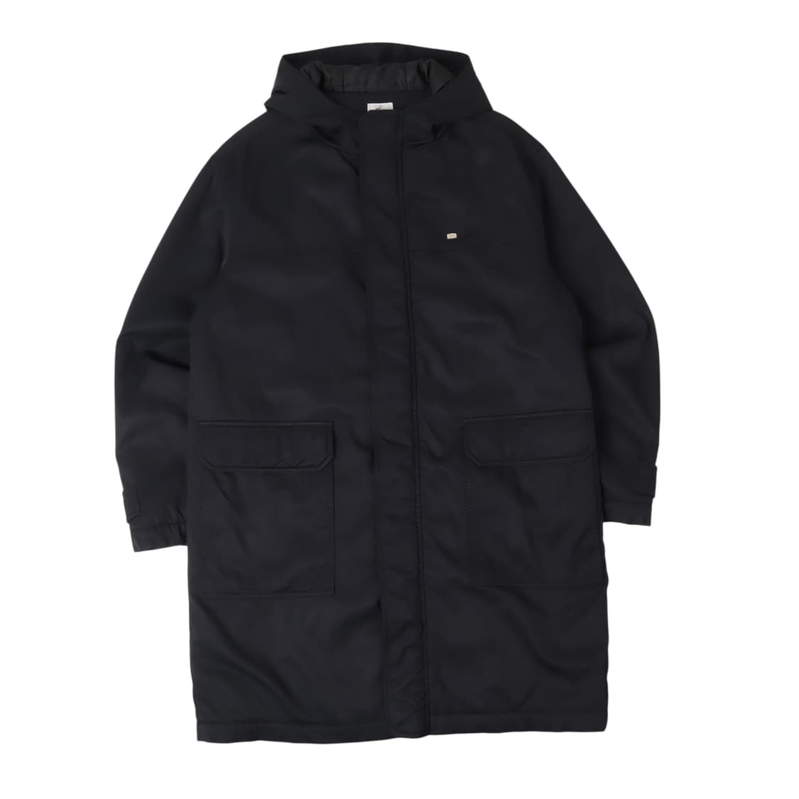 라코스테 실버 로고 후디드 롱 점퍼 상품이미지1