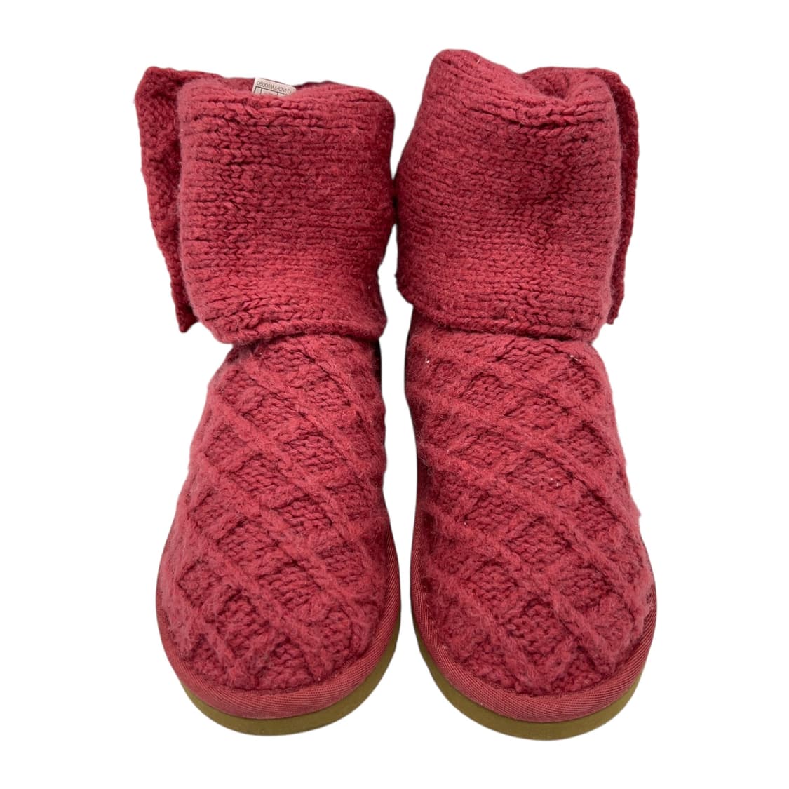 220 W 어그 클래식 카디 니트 부츠 핑크 상품이미지4