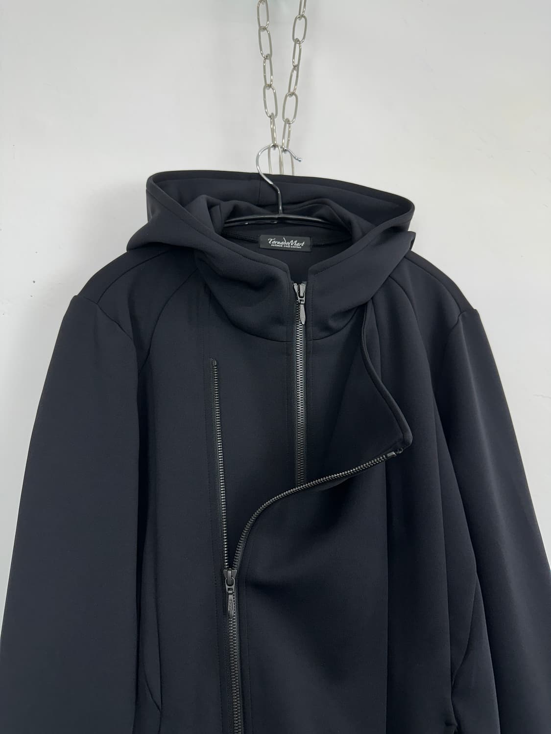 Tornado Mart Asymmetric Zip Hooded Jacke 상품이미지5