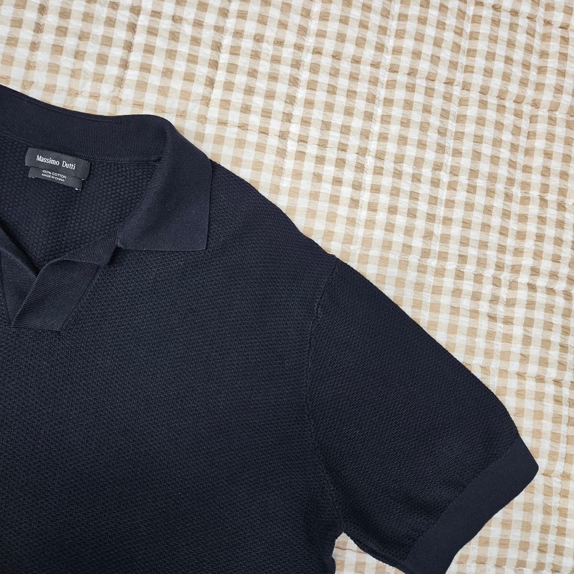 마시모두띠 면니트 반소매 카라티 남자100 상품이미지3