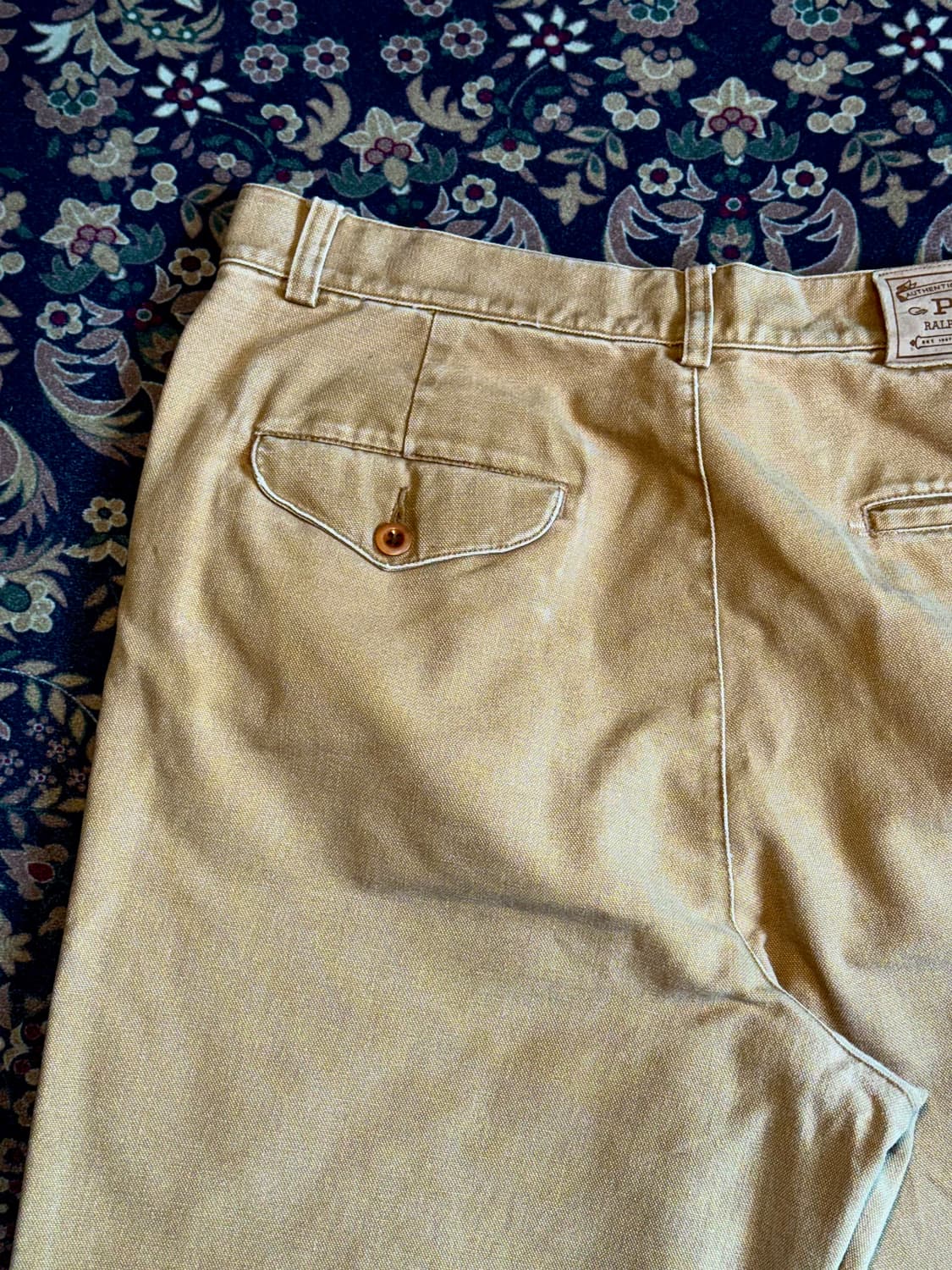 90s 폴로 어센틱 덩가리 더블니 캔버스 워크팬츠  상품이미지9