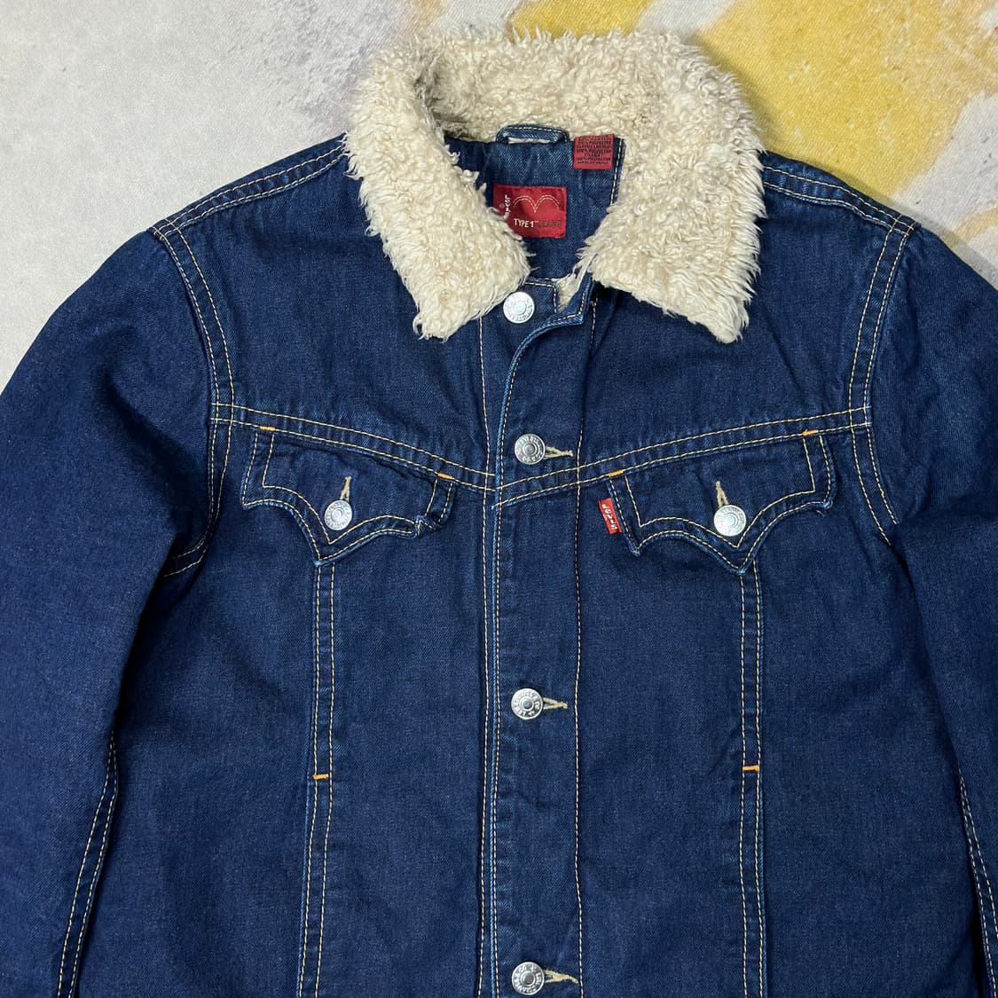 리바이스 type1 양털 데님자켓 XL 상품이미지2
