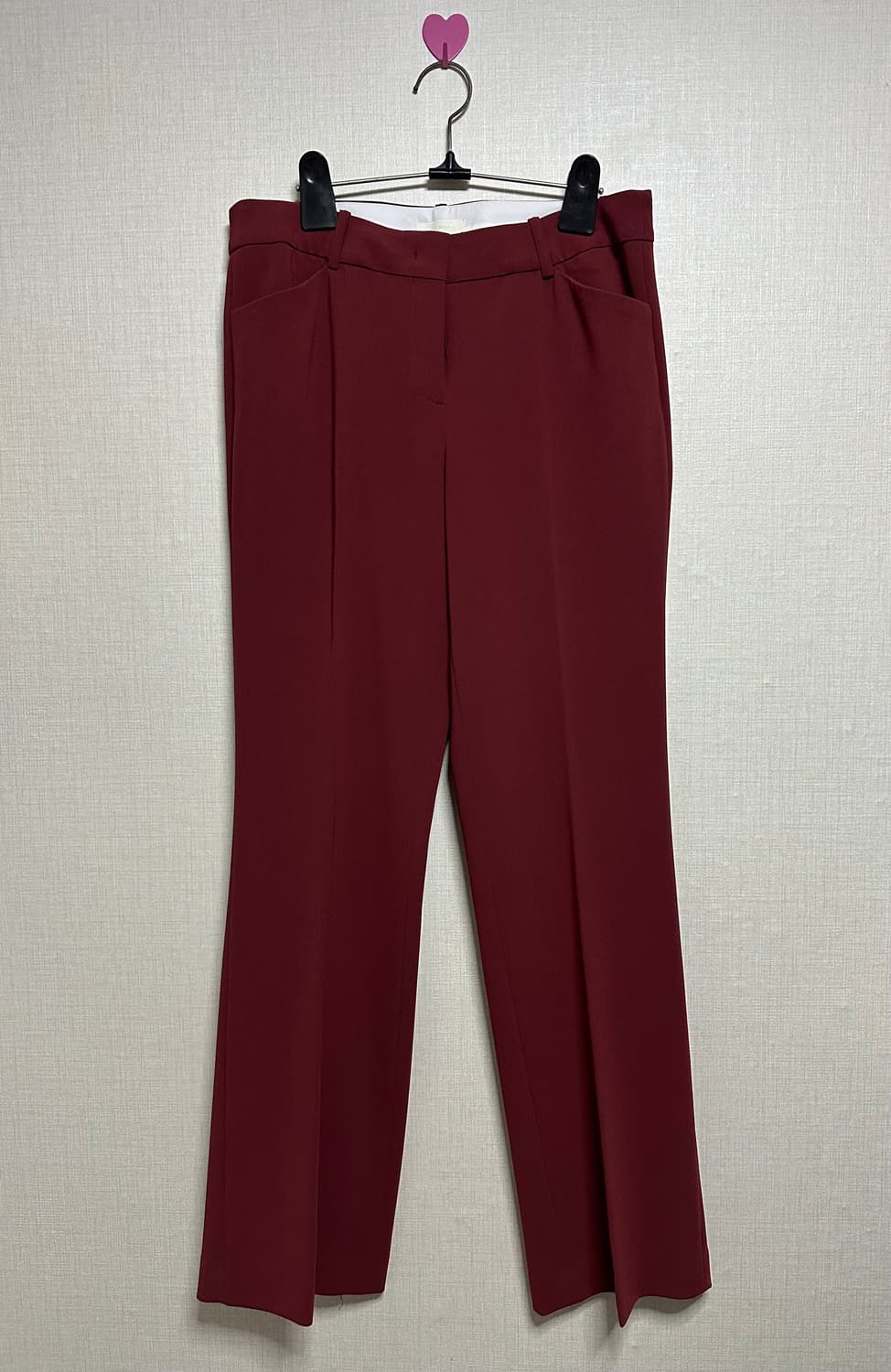 프론트로우 슬랙스 브릭레드 상품이미지1