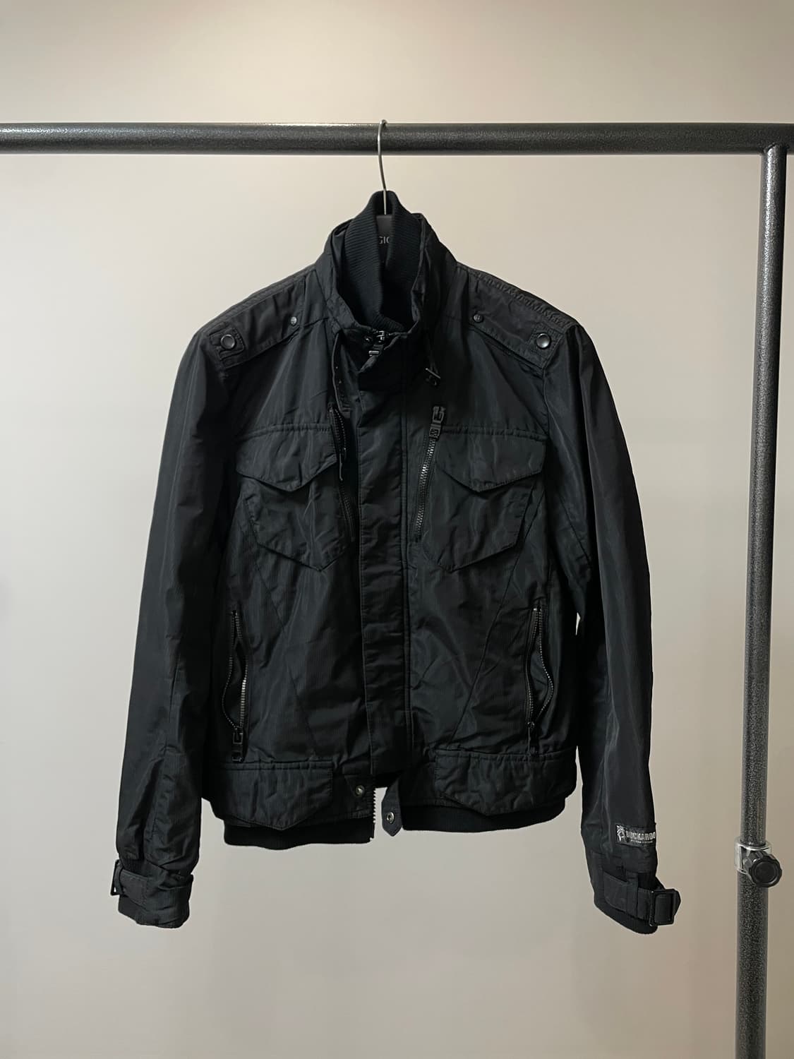 (L) Buckaroo 버커루 더블 레이어드 락시크 블루종 자켓 상품이미지1