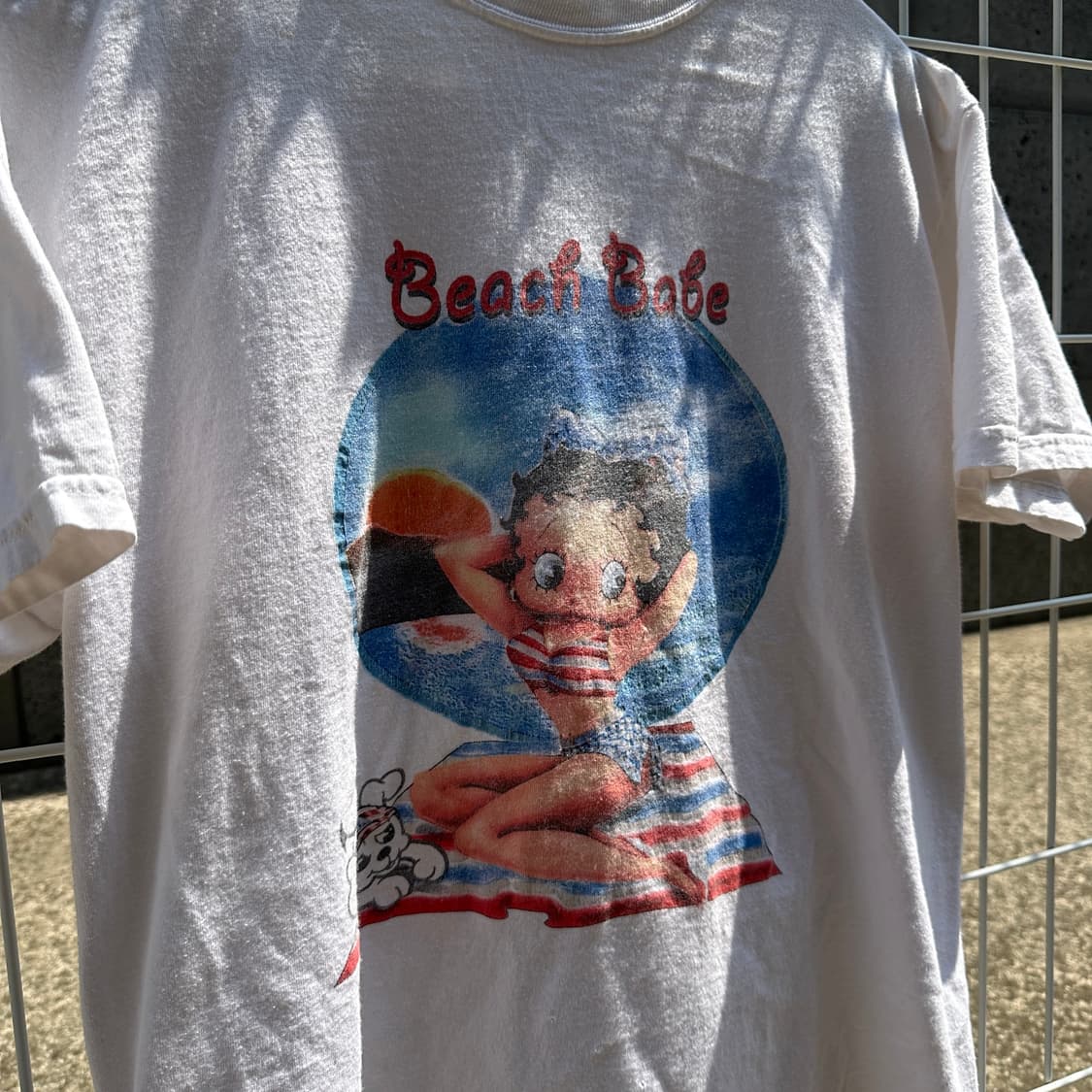 00‘s betty boop beach babe t shirt M 상품이미지2