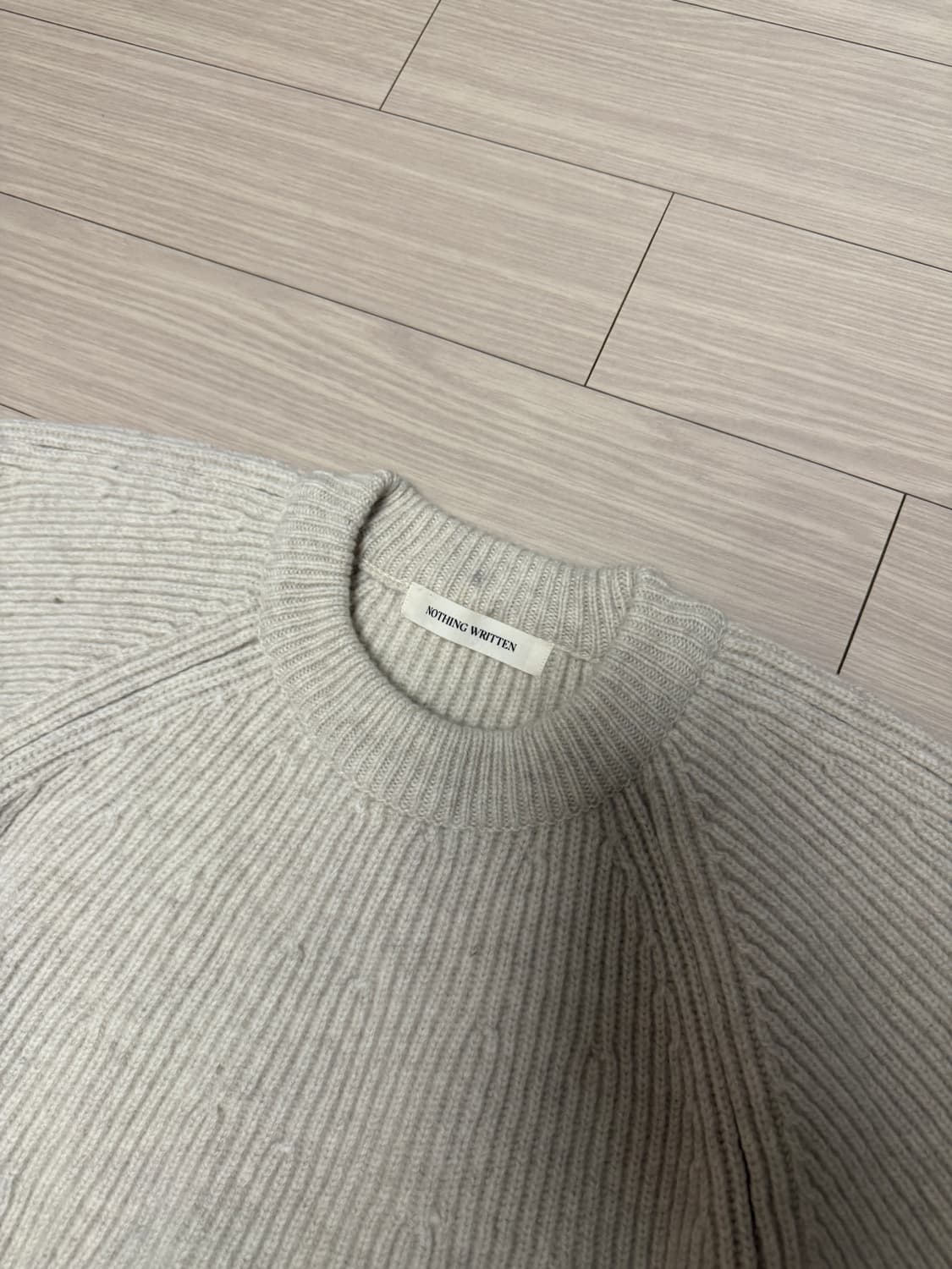 낫띵리튼 Volume ribbed 니트 상품이미지7