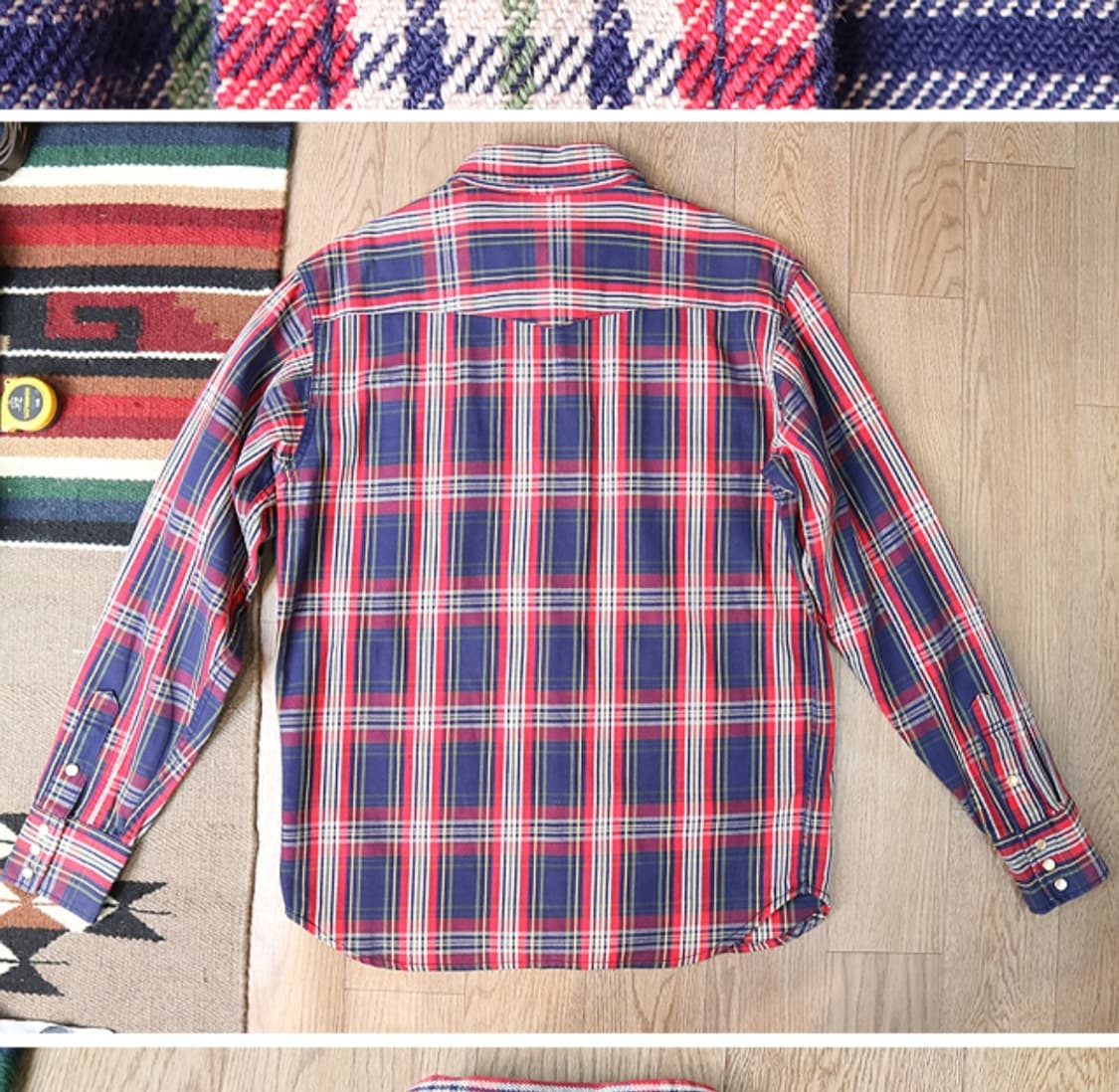 일본판 07S LEVIS 리바이스 60505 해비코튼 웨스턴 체크남방

 상품이미지6