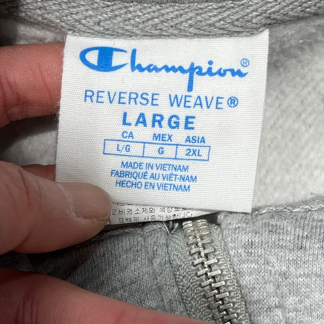 챔피온 리버스위브 반집업 스웻셔츠 s10250 상품이미지6