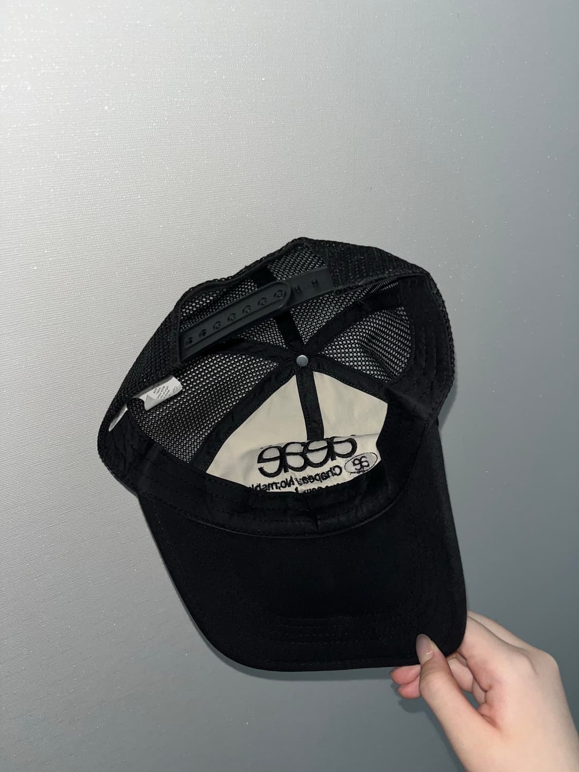 aeae Web Logo Mesh Cap [Black] 상품이미지2