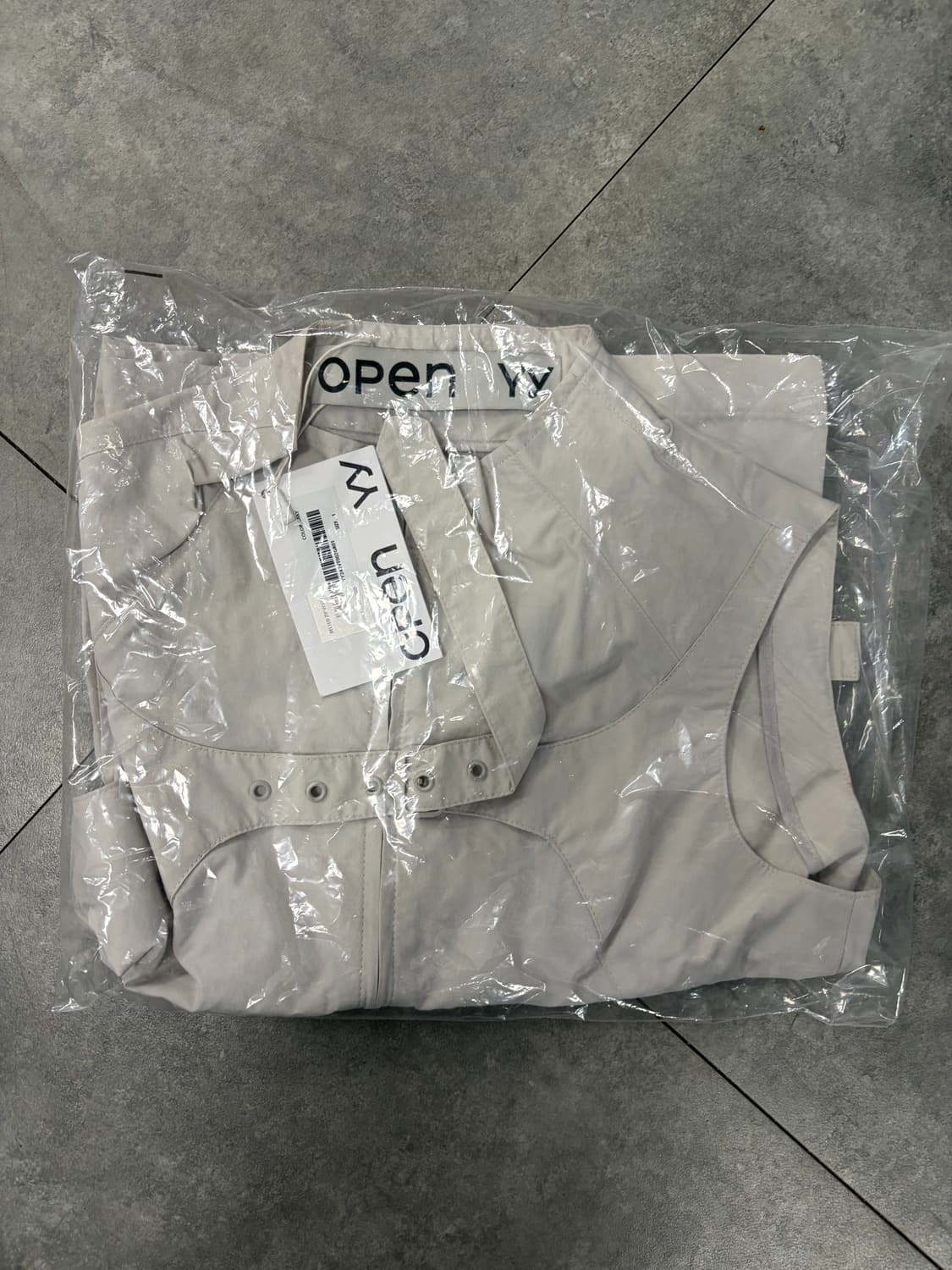 1 오픈yy openyy 벨티드 집 베스트 그레이 미개봉 새제품 판매 상품이미지1