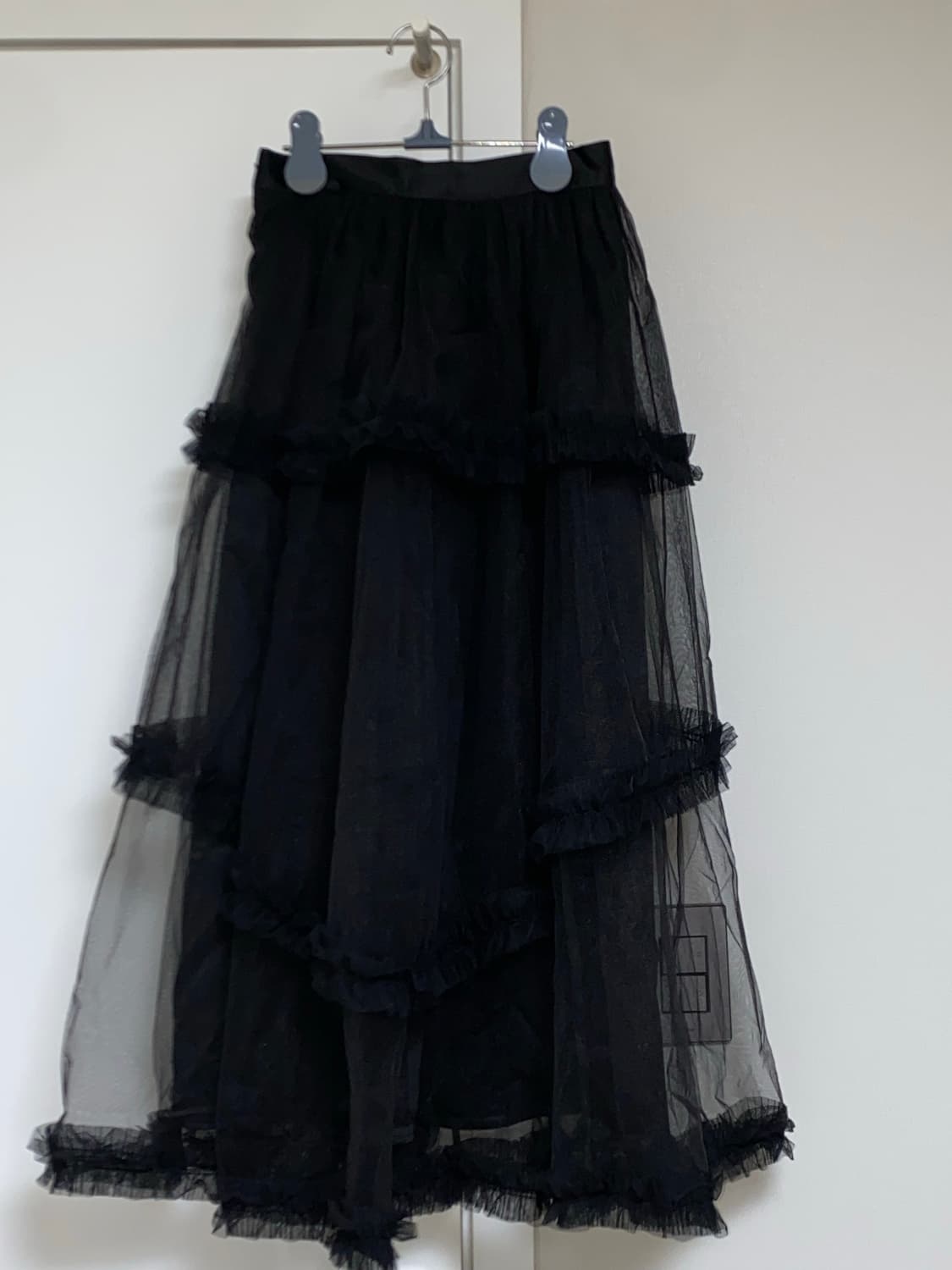 더티스 thetis 매쉬 트리플 언발란스 스커트 S 상품이미지1