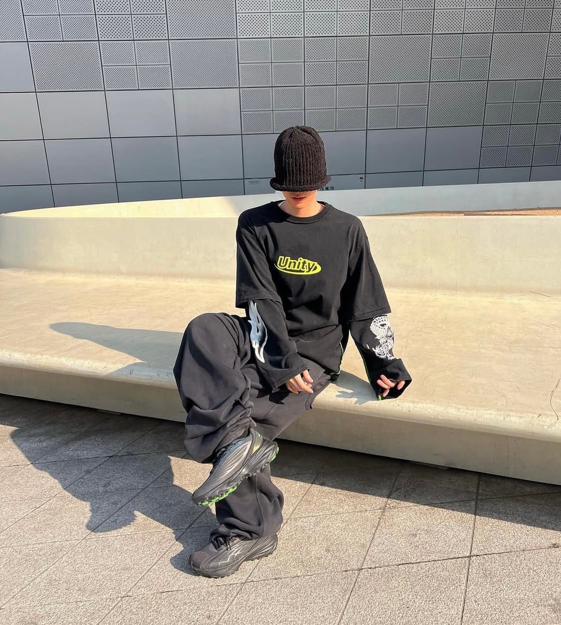 H&m heron preston H2 롱슬리브 & 스웻팬트 상품이미지1