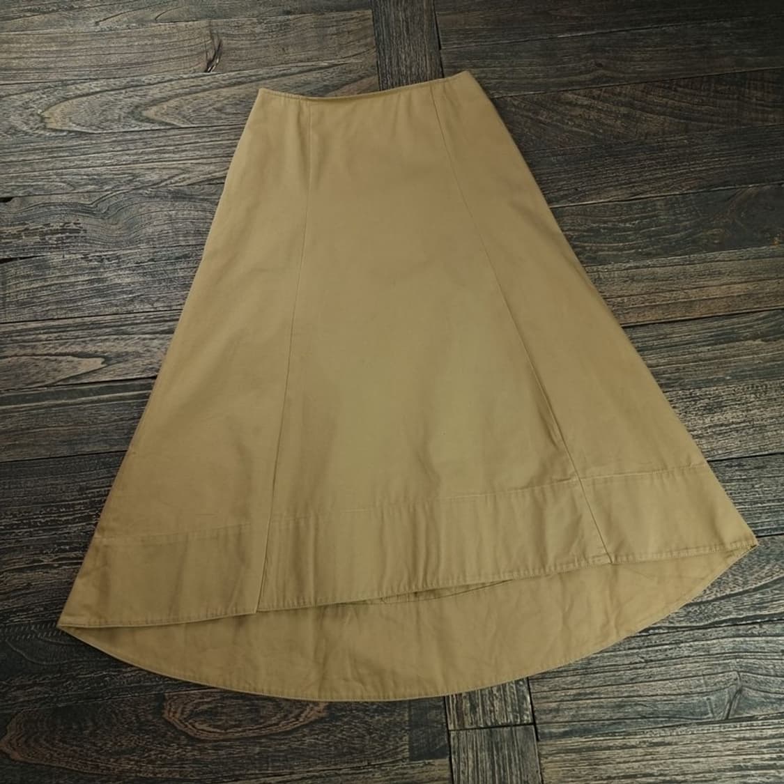 [유나이티드] 에로우즈 코튼 롱 스커트 베이지 M18815 상품이미지1