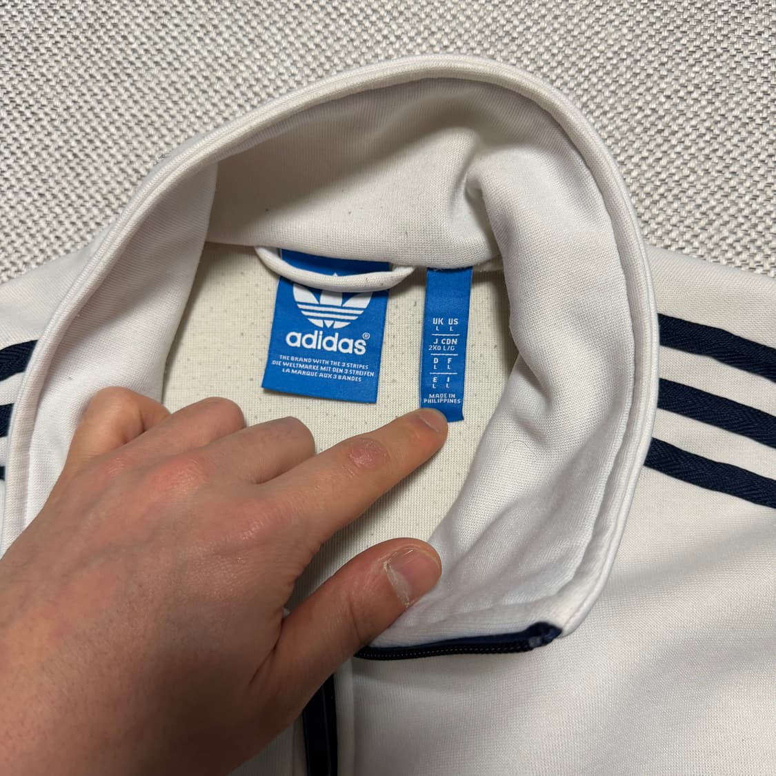 아디다스 파이어버드 배색 트랙탑 상품이미지3