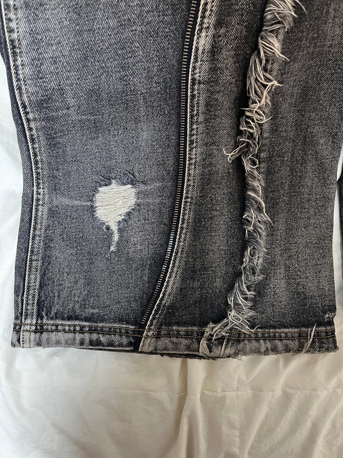 personsoul 베기 플레어 데님팬츠 상품이미지4